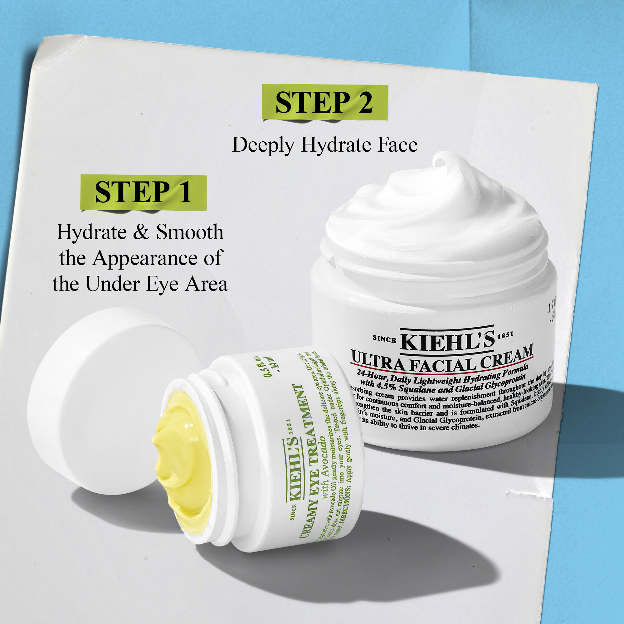 FACE & EYE HYDRATION SET- Skincare Set - Kiehl's